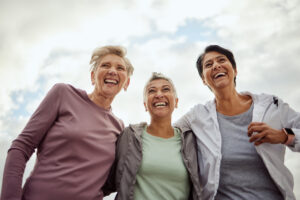 Women smile after HRT in Denver