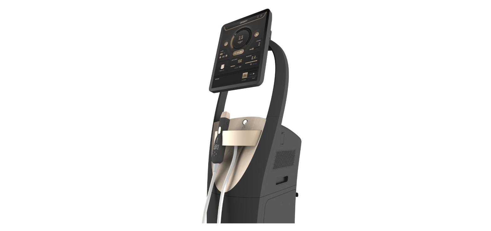 Density RF system, screen and handpiece detail